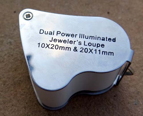 10X & 20X LED ILLUMINATED DOUBLE POCKET LOUPE